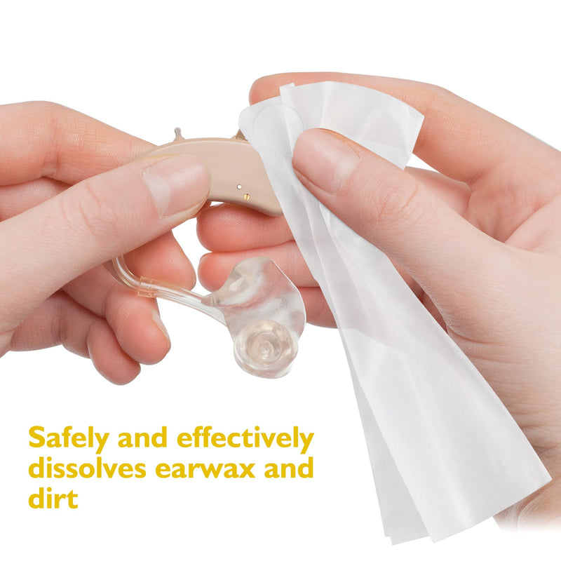 200 Pack Hearing Aid Cleaning Wipes Individually Wrapped,Hearing Aid Wipes,Hearing Aid Cleaning Kits,Hearing Aid Accessories,Cleaning Wipes for Screen,Glasses,Phone 1 count (Pack of 200)
