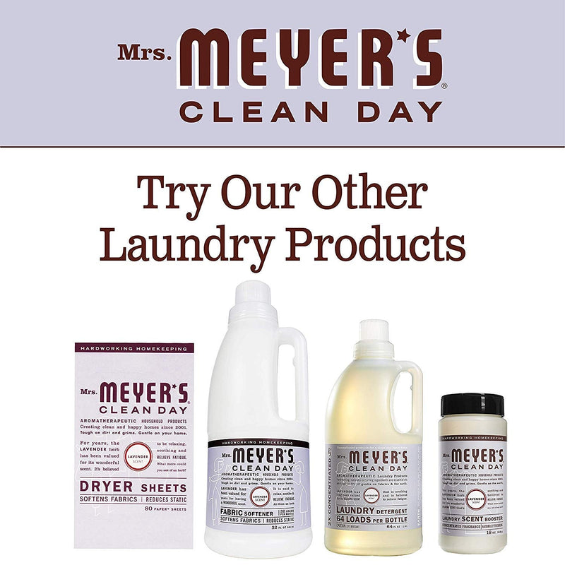 [Australia] - Mrs. Meyer's Clean Day Dryer Sheets (Lavender, 2 Pack, 160 Count) 