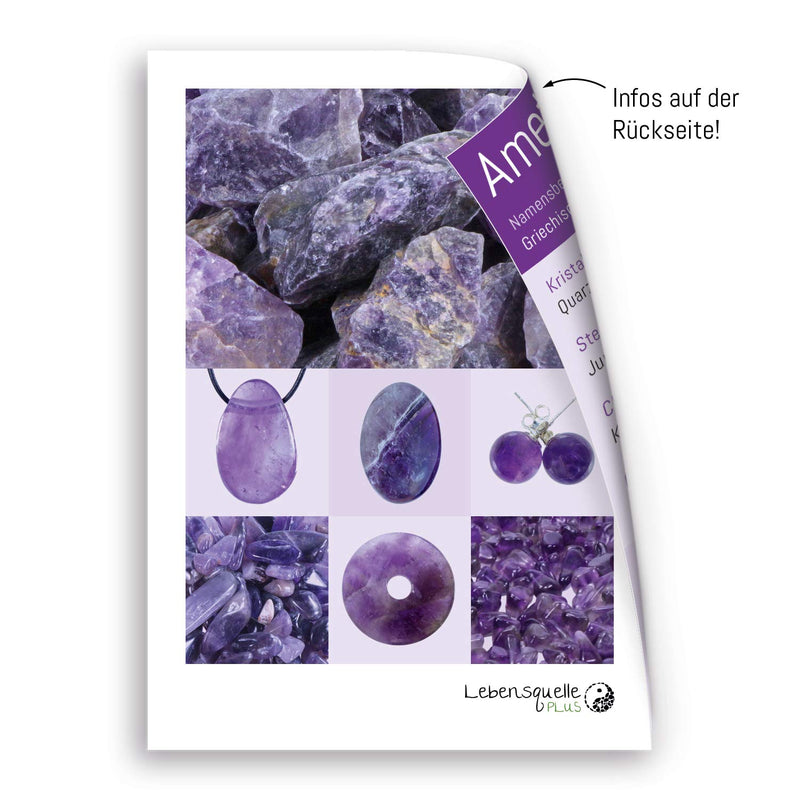 [Australia] - Amethyst mini tumbled stones | Gemstone chips 100 grams | 5mm diameter | Source of Life Plus 