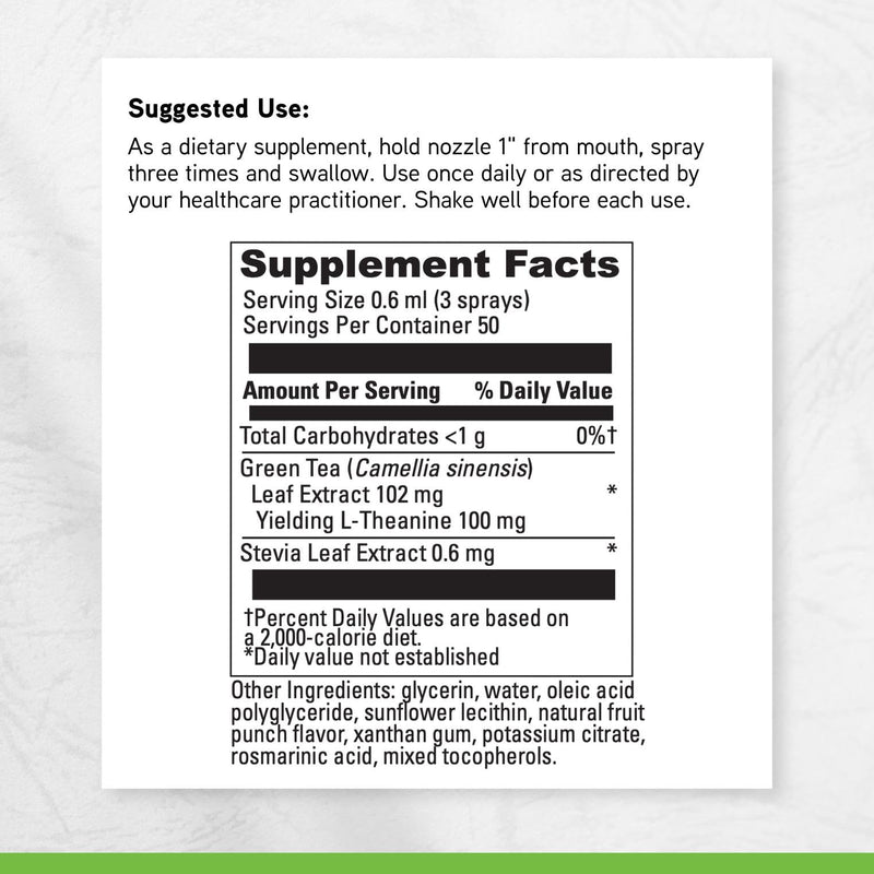 DAVINCI Labs Liposomal L-Theanine - Dietary Supplement to Support Stress Management, Concentration, Focus and Relaxation* - Vegetarian - Gluten and Soy-Free - Dairy-Free - 30 ml