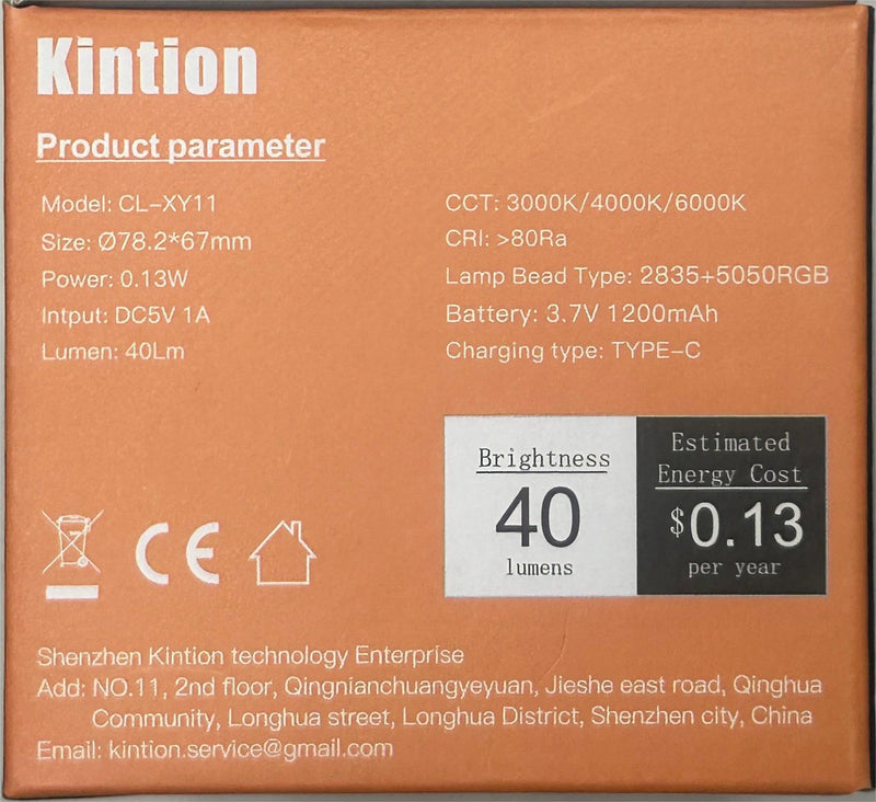 [Australia] - Kintion 2pcs Portable LED Night Light for Kids and Adult Bedside(with RGB Mode), Dimmable Warm/Red 6 Color Light Nursery Night Lamp, Soft Eye Caring Night Light for Baby Breastfeeding and Sleep Aid 2 Pcs 