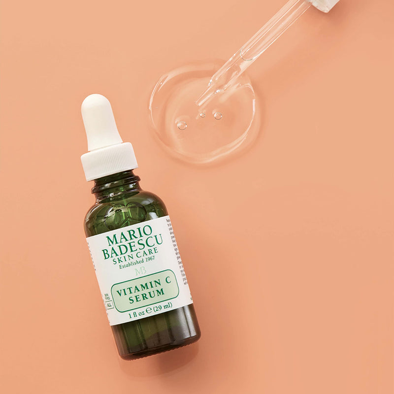 Mario Badescu Vitamin C Serum for All Skin Types Lightweight Serum with Vitamin C & Sodium Hyaluronate Visibly Reduces Signs of Aging 1 Fl Oz