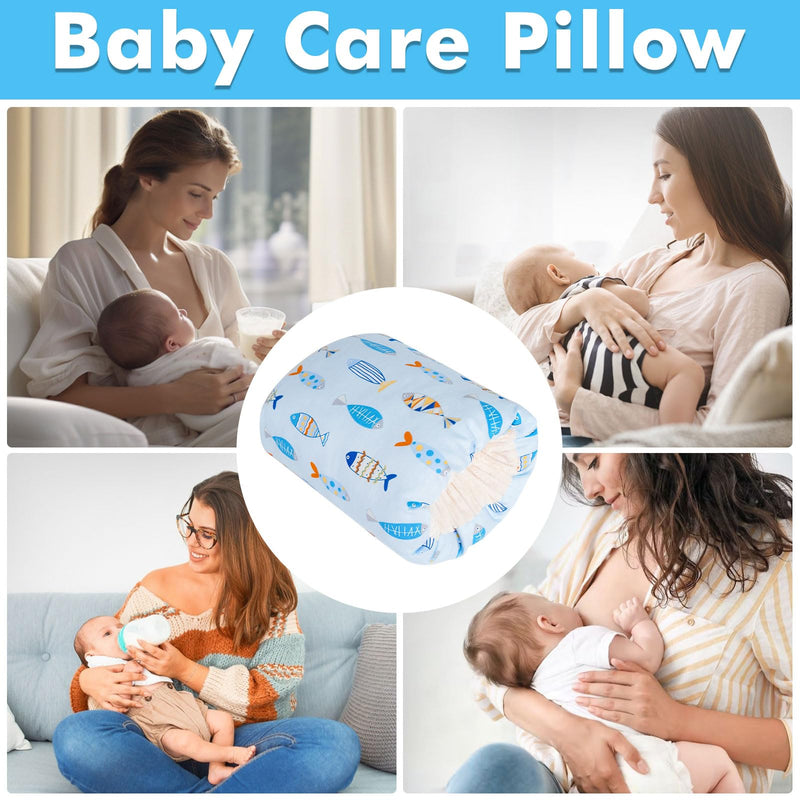 [Australia] - 1Pc Baby Nursing Arm Breastfeeding Pillow Soft Cotton Bottle Feeding Pillows for Newborn (Colorful Fish) Little Bear 