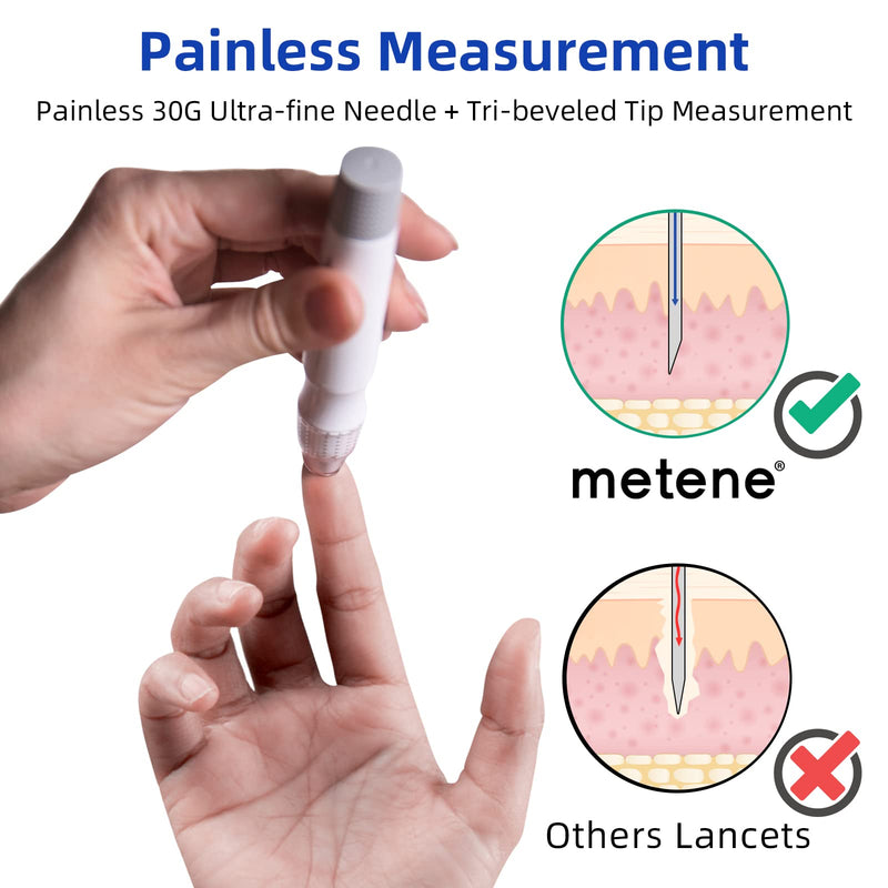 [Australia] - Twist Top Lancets for Lancing Devices, 310 Count, 30 Gauge Sterile Lancets for Blood Sugar Test, Diabetic Lancets-Dark Blue Dark Blue 