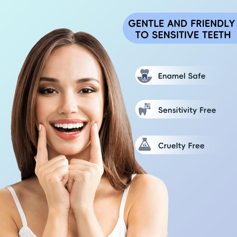 [Australia] - Teeth Whitening Strips Professional Effects Plus, Tooth Whitening Strips Safe Formulas Stain Removal, Deep Cleanse 7 Treatments, Suitable for Sensitive Teeth, Coffee, Smoke Stains 
