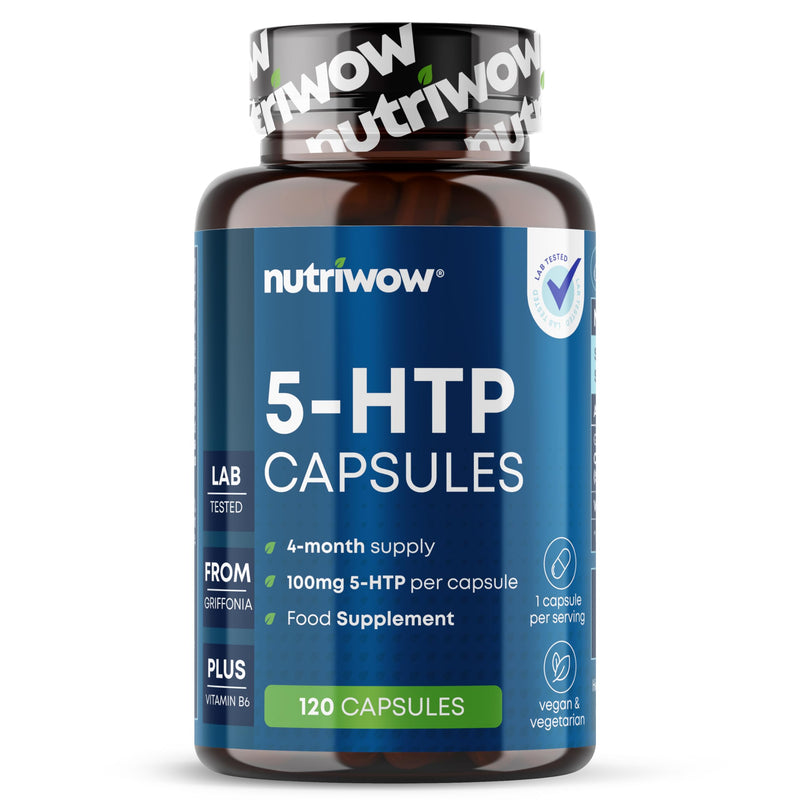 5HTP Capsules - 5HTP High Strength 100mg from Griffonia Seed - 120 Capsules