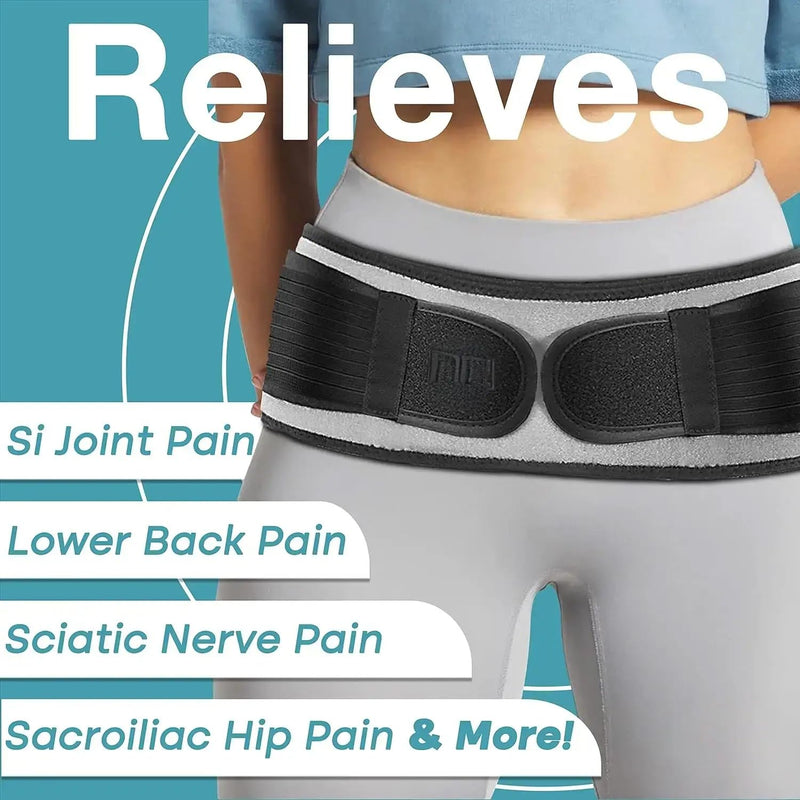 Sacroiliac SI Joint Hip Belt - Regular Fits Hip Size 30-45"
