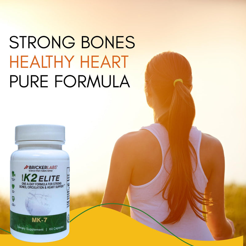 [Australia] - K2 Elite Vitamin K2 MK-7 Supplement 160mcg, Supports Bone & Heart Health, Calcium Absorption & Circulation ‚Äì Non-GMO ‚Äì 60 Capsules 
