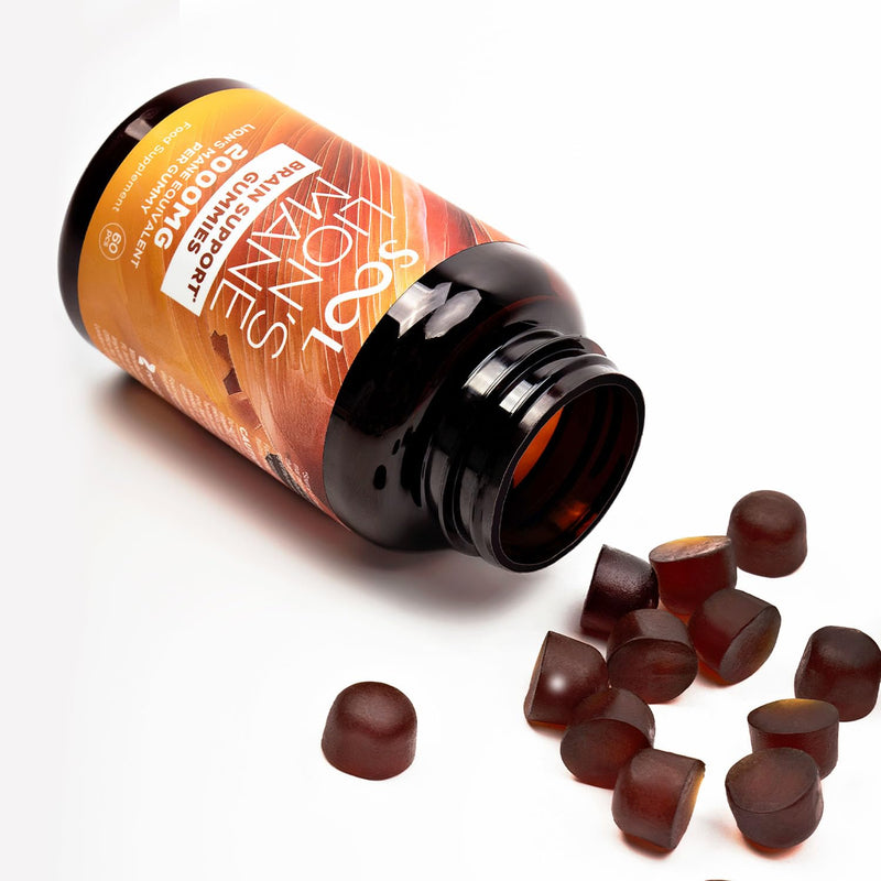 SOOL Lion's Mane Mushroom Gummies, 2000mg, 60pcs