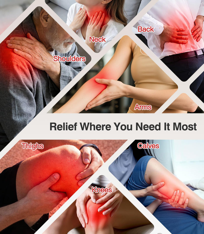 3-in-1 Portable Wireless EMS & Tens Unit Muscle Stimulator for Pain Relief | Dual Receiver Pods, 18 Modes, 20 Intensity Levels & 10-90 Mins Adjustable Timer Remote Control Pulse Physical Electrotherapy