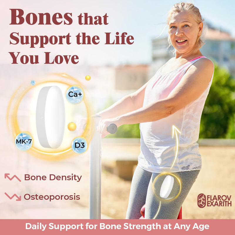 [Australia] - Joint Supplements for Women OsteoCII Renew Triple Strength – Advanced Joint, Bone & Skin Formula – Collagen, Glucosamine, Chondroitin, Calcium, MK-7, Vitamin D3, Hyaluronic Acid, 180 Tablets 180 Count (Pack of 1) 