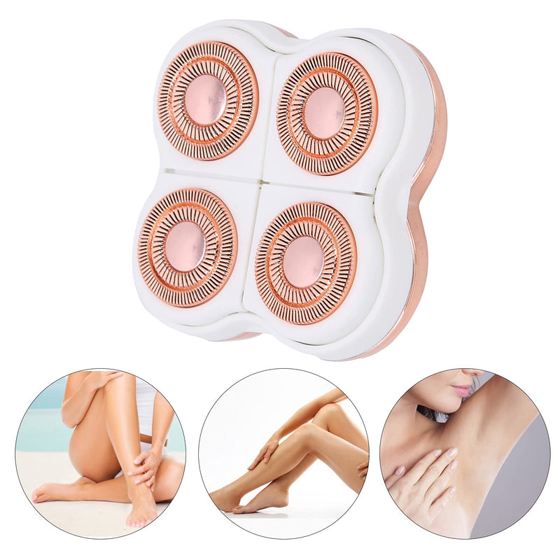 [Australia] - Hair Remover Replacement Head, Electric Hair Remover Body Hair Shaver Machine Head Legs Hair Remover Replacement Heads for 4 Head Hair Remover, 2.4 x 2.4 x 0.8in 