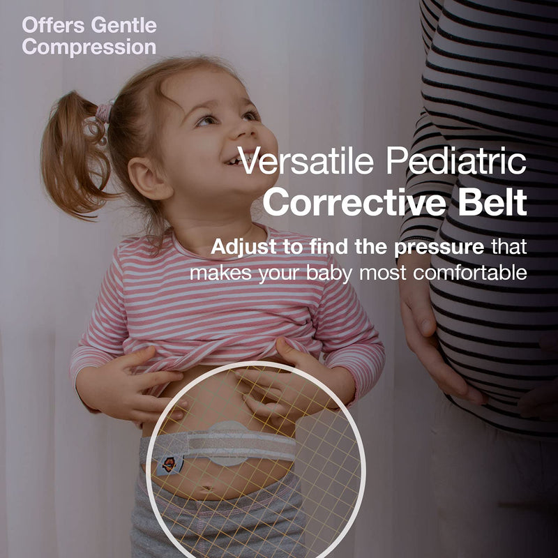 Armor Pediatric Umbilical Hernia Truss Support Belt for Relief of Abdominal Pain and Pressure, Stretchy Elastic Tummy Control Comfort for Boys and Girls, Fits Waist Size 12" up to 20"