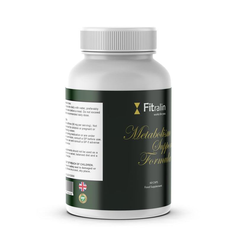 Fitralin Metabolism Support Formula Capsules – Daily Metabolic Support Food Supplement – Premium Botanical Blend – 60 Capsules – Designed for Everyday Wellness