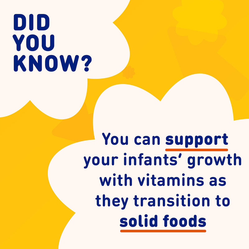Enfamil Poly-Vi-Sol and Fer-in-Sol Iron Liquid Drop Multivitamin Supplements for Infants and Toddlers, 2x50 mL Dropper Bottle