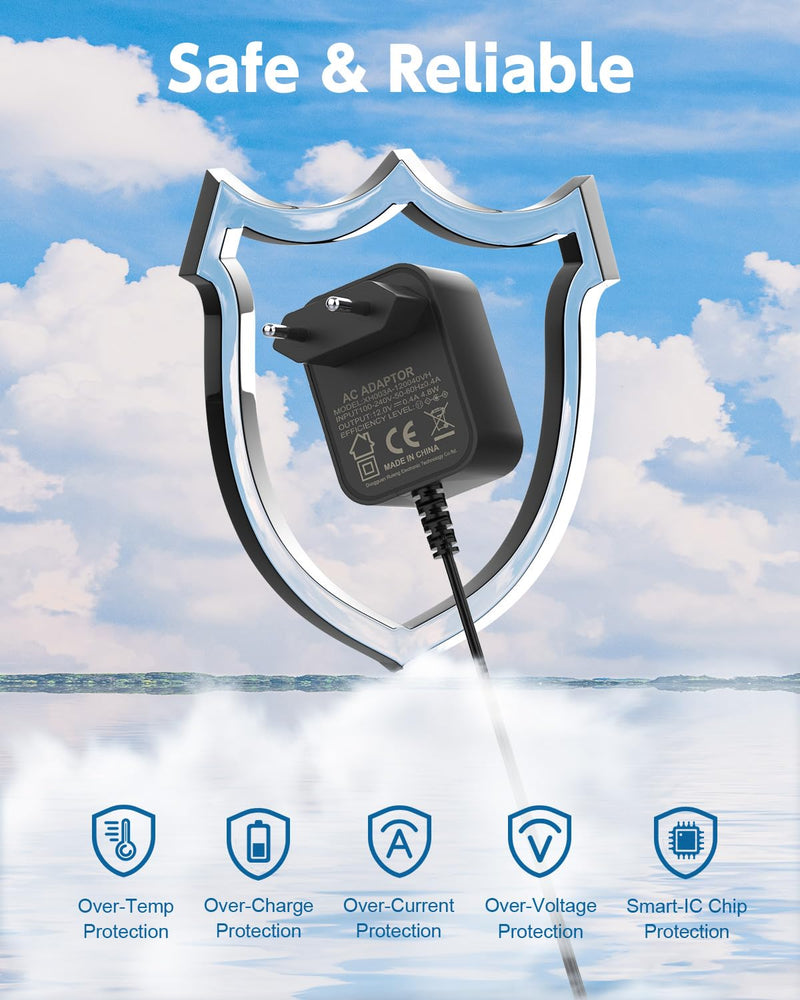 [Australia] - 12V charging cable charger for Braun shaver series 9 8 7 6 5 3 1 Silk epil series 9 7 5 type 492 5544 5542 5210 5408 3030s 3020s 3010s 3090cc 5050cc 190s 790cc 760cc epilator power supply charger cable 1.5m 