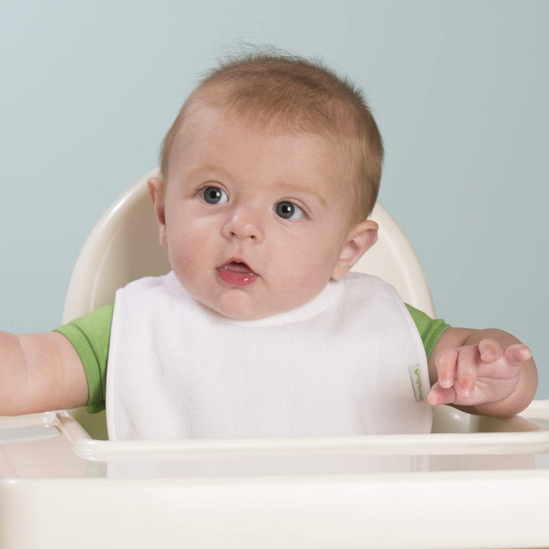 [Australia] - green sprouts Stay-dry Milk Catcher Bibs Aqua - 3pk 3 Count (Pack of 1) 