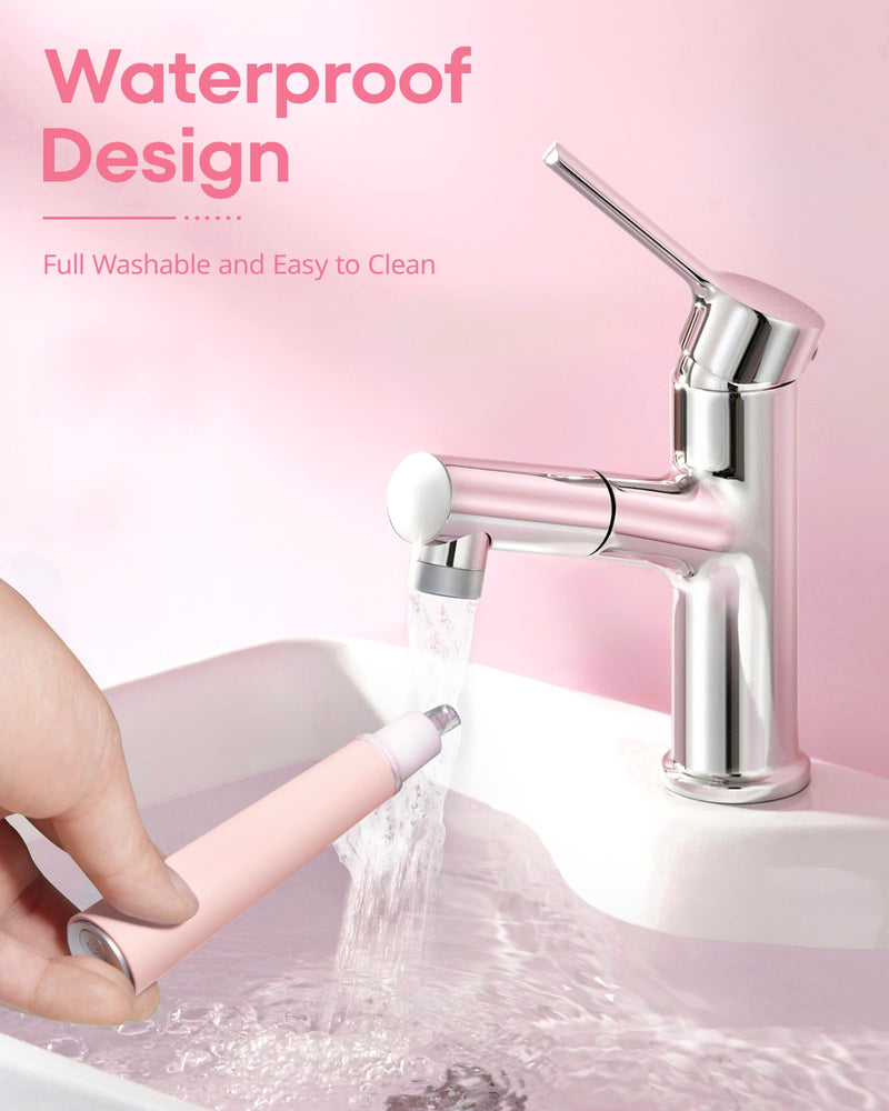 [Australia] - VG VOGCREST Nose Hair Trimmer for Women, Portable, Waterproof, Rechargeable, 2-in-1 Trimmer, Easy to Clean, Suitable for Sensitive Skin 