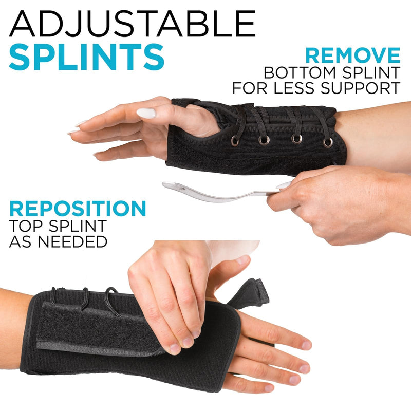 [Australia] - BraceAbility Gaming Wrist Brace - Video Game Support Guard for Console, Laptop, or PC Computer Keyboard and Mouse Gamer with Repetitive Strain Injury (RSI) Pain or Carpal Tunnel Syndrome (Left Hand) Left 