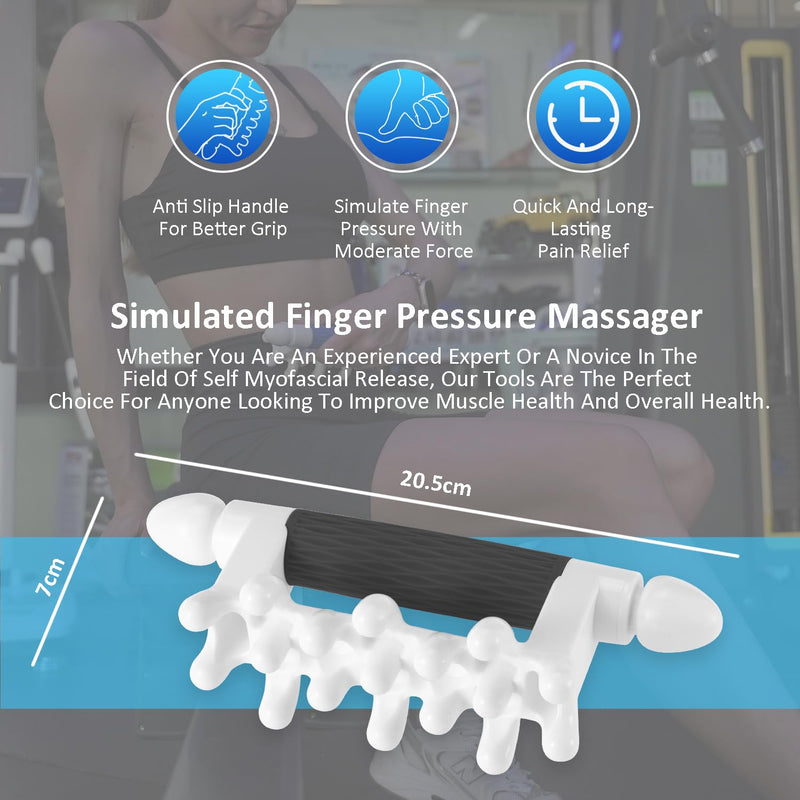 [Australia] - Fascia Massage Tool Myofascial Release Blaster Tools for Anti-Cellulite Skin Soothing Lymphatic Drainage Trigger Point Deep Tissue Neck,Shoulder,Lower Back,Psoas,Thighs,Butt & Full Body(Black) Black Small 