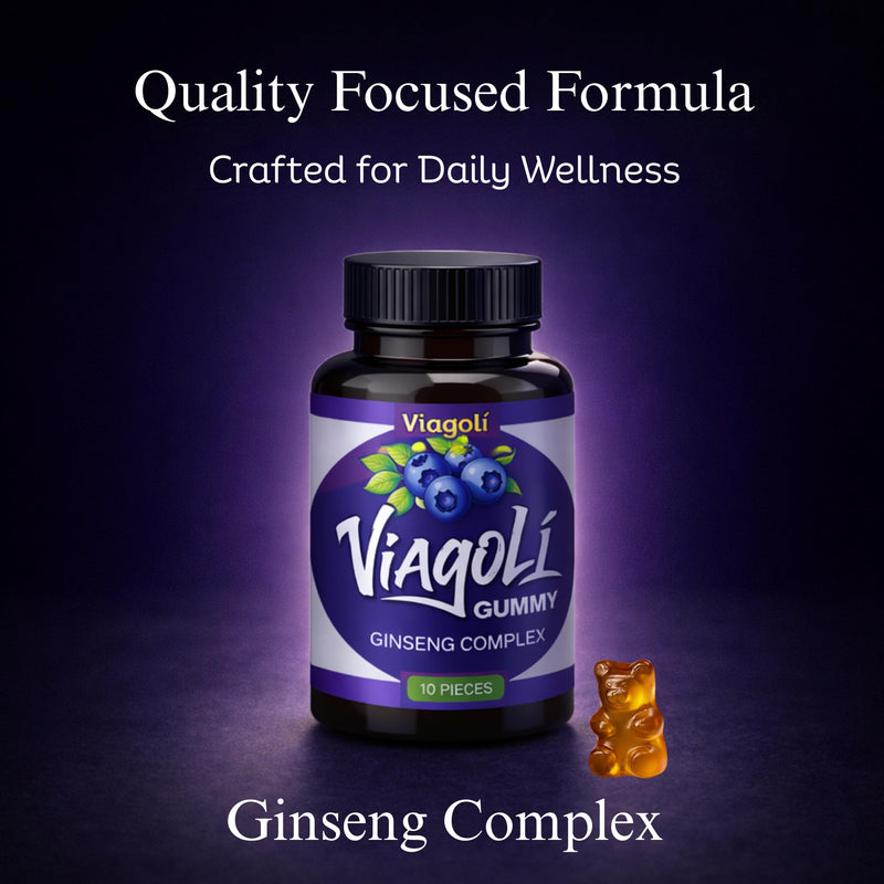 500mg Ginseng Gummies for Men | Stronger | Longer | Energy & Performance | Stamina & Vitality Support | Extra Strength Adaptogen Energy & Focus Formula | Chewable Blueberry Gummies | 10 Pieces