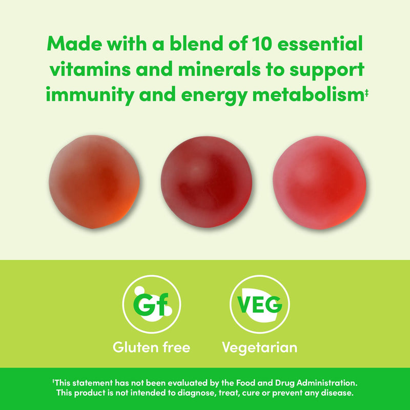 Amazon Elements - Men’s Organic Multivitamin, 90 Gummies (3 Gummies per Serving), Vegetarian, Gluten free, Certified Organic (Previously Revly) 90 Count (Pack of 1)