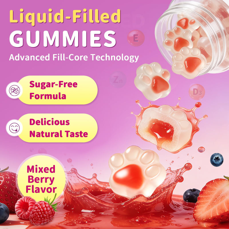 Multivitamin for Women Gummies With Iron, Magnesium, Folate, Biotin, Zinc, Womens Multivitamin Gummy Vitamin D3 A C E, B Complex, for Beauty, Energy, Immune, Bone, Sugar Free (120 Count-2 Pack) 60 Count (Pack of 2)