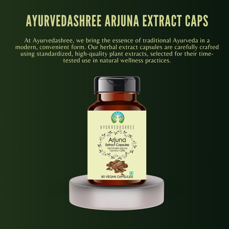 [Australia] - Arjuna Extract 500mg - 60 Vegetarian Capsules| |Terminalia Arjuna Tannis |All Natural | 100% Vegan | Gluten-Free | GMP Certified 60 Count (Pack of 1) 