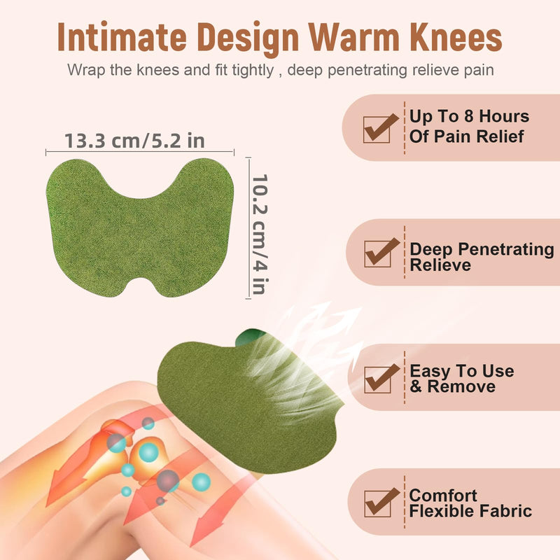 [Australia] - Mutree Pain Relief Patch, Pack of 40 Natural Herbal Pain Relief Patch Self-Adhesive Heat Plasters Pain Plasters for Knee Neck Shoulder Relieve Pain 