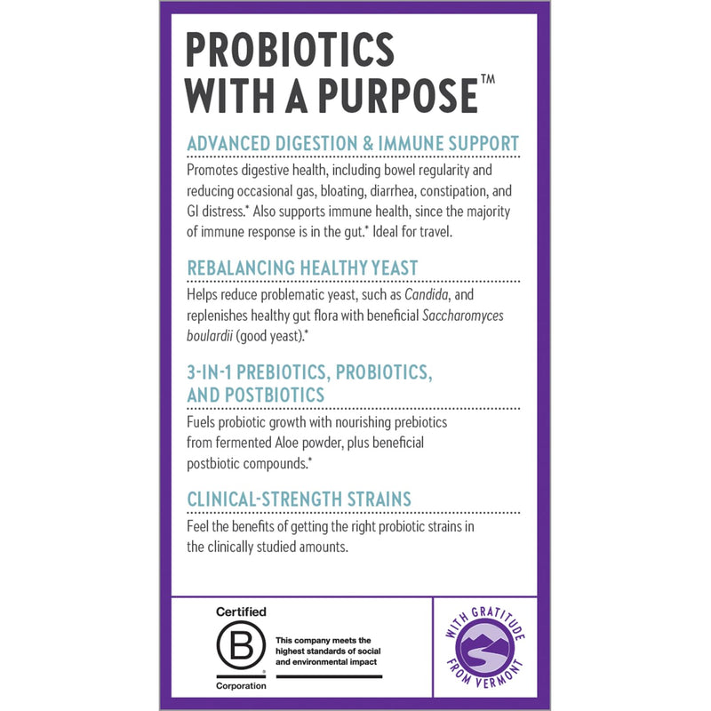 [Australia] - New Chapter Probiotic All-Flora - 60 ct (2 Month Supply) for Advanced Digestion & Complete Gut Health with Prebiotics + Postbiotics, Clinically Studied Strains, 100% Vegan, Non-GMO, Shelf Stable Unflavored 60 Count (Pack of 1) 