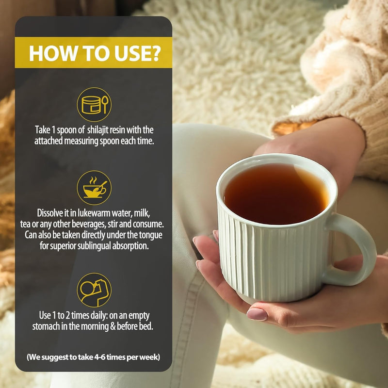 [Australia] - Shilajit Original Pure Himalaya Organic - Pure Shilajit Original, Natural Shilajit Resin, Highly Concentrated Shilajit Resin, with Over 85 Trace Elements and Fulvic Acid, for Men and Women (1 Piece) 