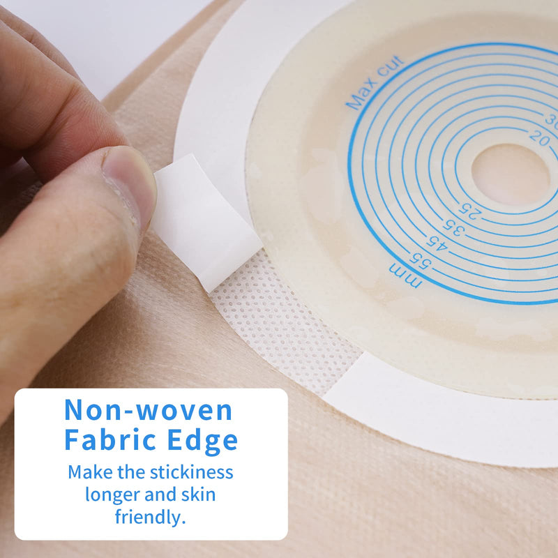[Australia] - 20 PCS Colostomy Bags Rainlotus One Piece Ostomy Bag,Ostomy Drainable Pouch for Ileostomy Stoma Care, Cut to Fit. 