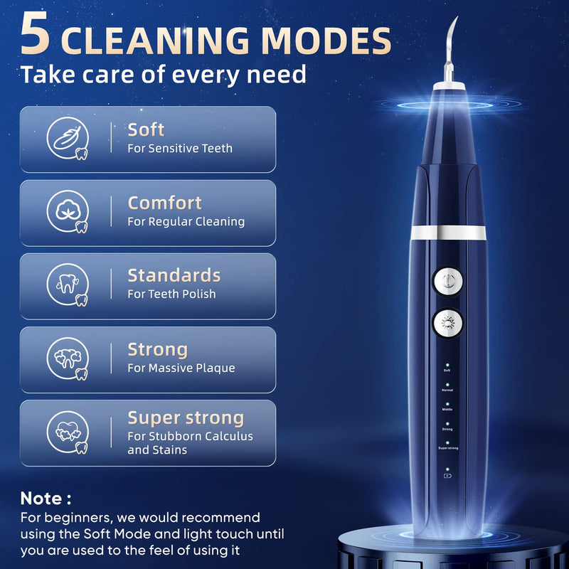 [Australia] - Plaque Remover for Teeth - Tartar Remover for Teeth, Dental Calculus Remover Teeth Cleaning Kit 