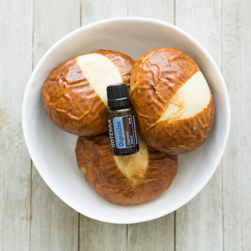 doTERRA DigestZen 15ml - Pure Essential Oil Digestive Blend with Peppermint, Ginger and Other Natural Oils to Help Reduce Gas, Indigestion and Upset Stomach 0.51 Fl Oz