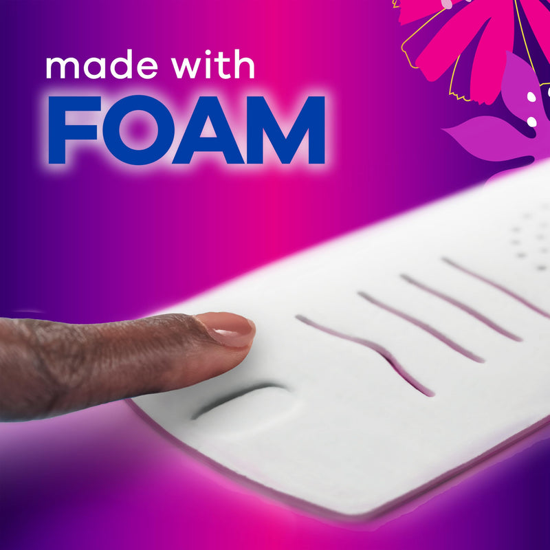 [Australia] - Always Radiant Feminine Pads for Women, Flexfoam Pads with Wings, Size 5, Extra Heavy Overnight Absorbency, Lightly Scented, 54 Count (3 Packs of 18) Extra Heavy Overnight (Size 5) 