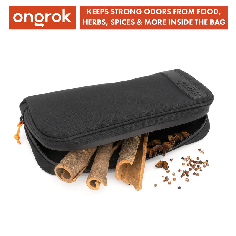 Carbon Technology Lockable Pouch, Bamboo Derived, Durable Sealed Waterproof Zipper, Combo Locking Wallet to Store Away Goods with Care | 2.0 Model - Large Large | 6x11"