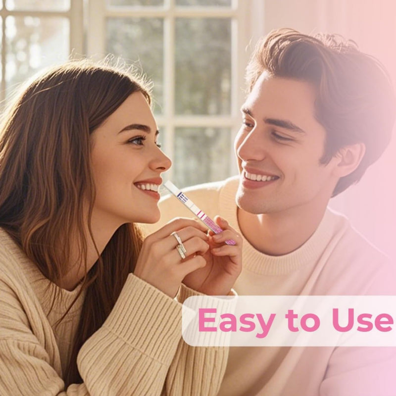 DAVID Ovulation Test Strips Kit, 50 Tests with 50 Urine Cups, Home Cycle Tracking for Women | Hormone test for cycle tracking Visual result readout Hygienic sample design Easy step-by-step use Multi-test cycle pack