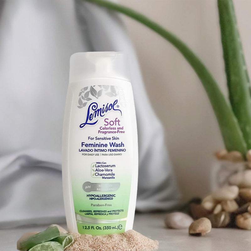 [Australia] - LEMISOL Soft Feminine Wash, Fragrance-Free for Sensitive Skin, 12.5 Fl Oz Bottle 