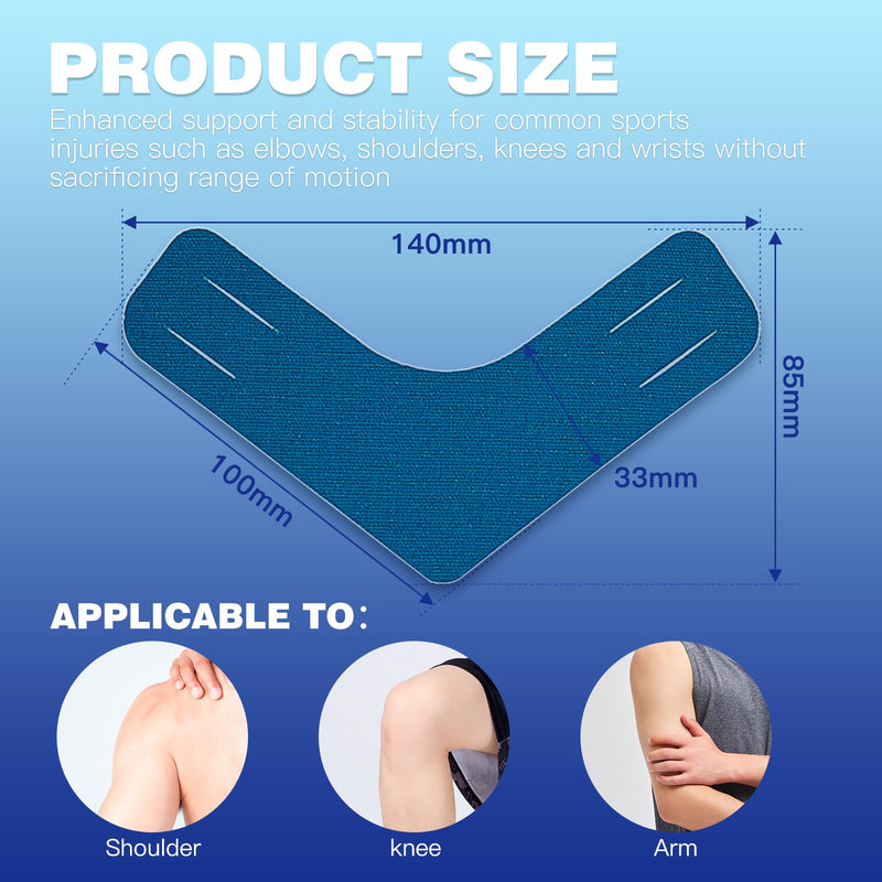 V Muscle Tape,Professional Sports Protective Tape,Waterproof Tape,Suitable for Fitness, Ball Games, Swimming, Track and Field, Ccling, Etc.