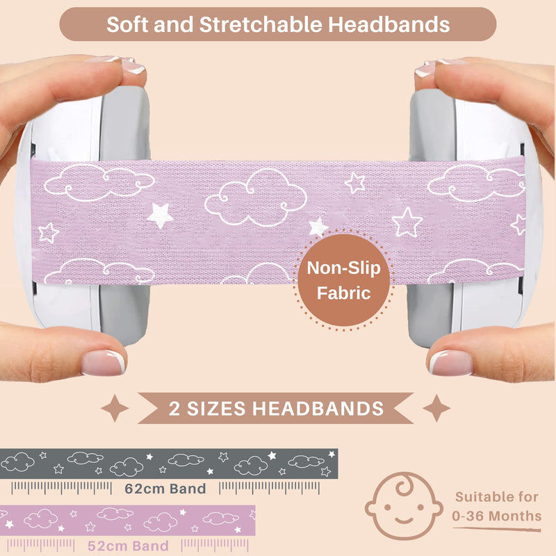 [Australia] - Baby Noise Cancelling Headphones - Soundproof Ear Muffs for Sleep 0-24 Months Gray 