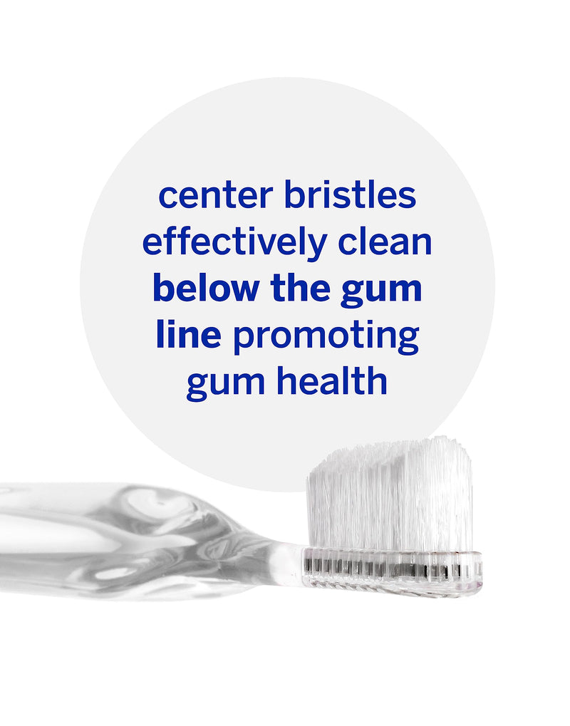 Supersmile Crystal Collection Toothbrush - Whitening Tooth Brush w/Ergonomic Handle - Patented 45° Soft Nylon Bristle Tooth Brushes for Adults & Children, White Coral