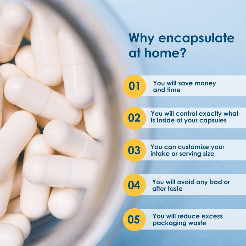 [Australia] - Capsulins | Gelatine empty capsules size 4 | Transparent, transparent, 1000 pieces - made in North & South America - Kosher & Halal certified - pill capsules 
