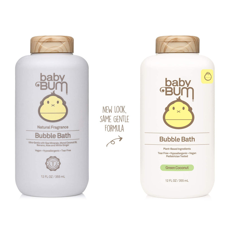 [Australia] - Baby Bum Foaming Bubble Bath | Tear Free for Sensitive Skin with White Ginger| Natural Fragrance | Gluten Free and Vegan | 12 FL OZ 