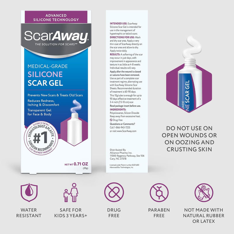 ScarAway Scar Diminishing Gel, 10 Gram