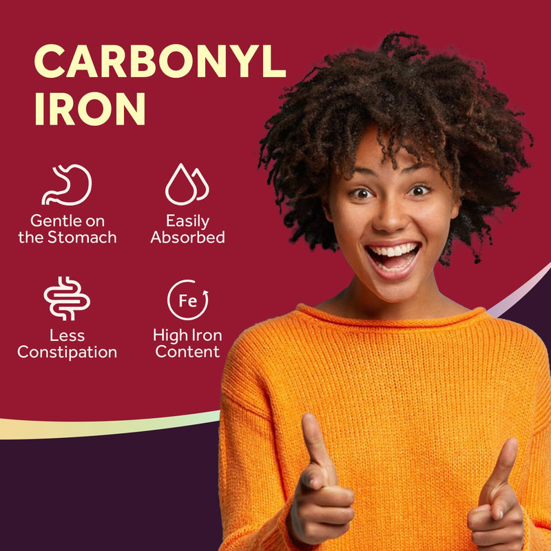 Doctor's Recipes Iron Supplement 65 mg with Vitamin C - Maximized Absorption & Stomach Friendly Iron Pills for Red Blood Cells Formation, Heart, Brain & Immunity Health - Vegan Non-GMO 30 Iron Tablets 30 Count (Pack of 1)