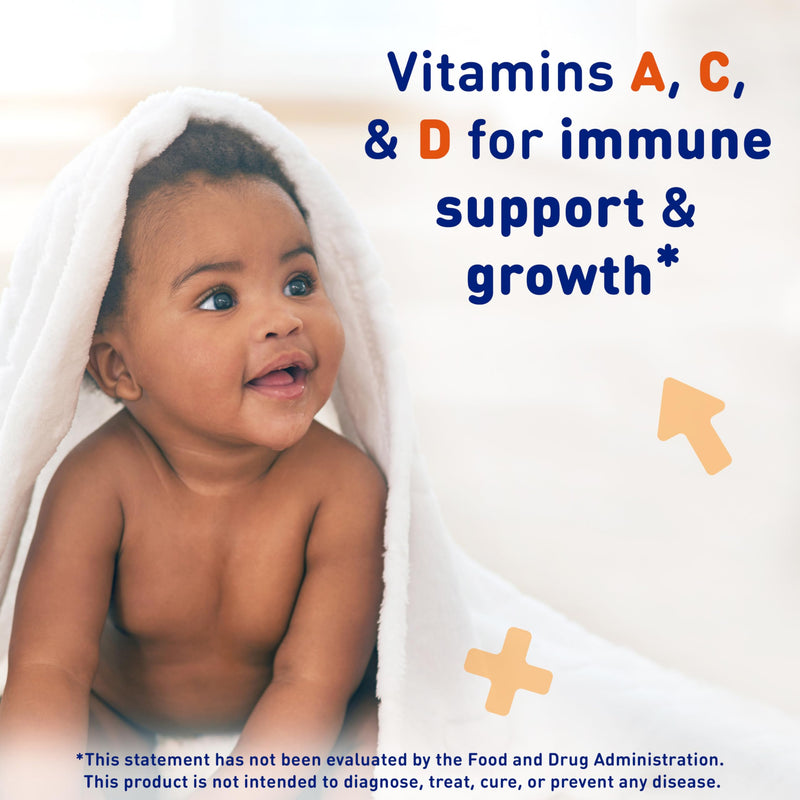 Enfamil Tri-Vi-Sol Infant Multivitamin Drops, Supports Growth & Immune Health for Babies, 50mL Bottle (Pack of 2) 1.69 Fl Oz (Pack of 2)