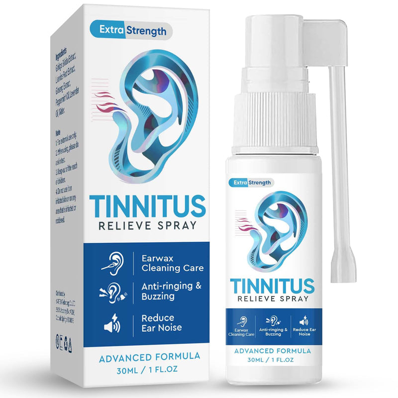 [Australia] - Tinnitus Relief for Ringing Ears, Natural Tinnitus Relief Spray, Tinnitus Treatment for Ear Noise & Tinnitus Interference, Improves Hearing for Women Men Blue/Tinnitusreliefspray 