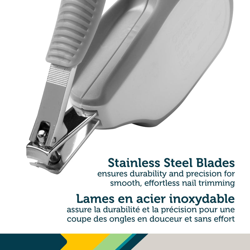 [Australia] - Safety 1st Steady Grip Infant Nail Clipper (Colors May Vary) 1 Count (Pack of 1) 