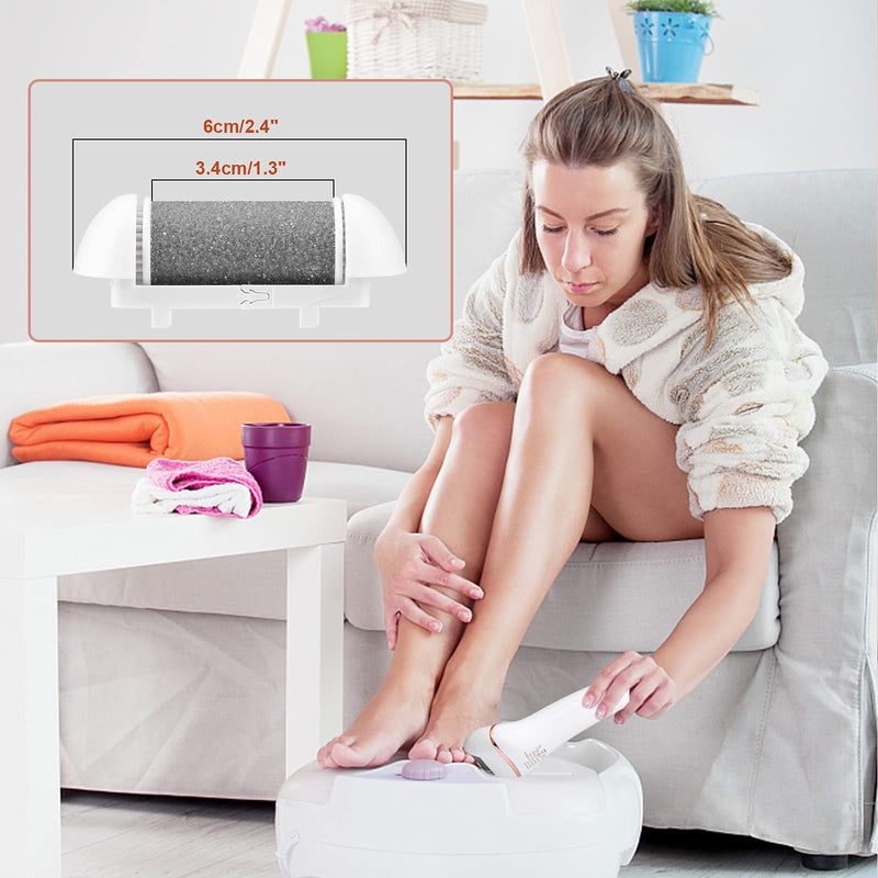 [Australia] - [3 pieces] Replacement rollers - Aottom professional replacement rollers for electric callus remover 3 types of roughness 3 pieces (pack of 1) 
