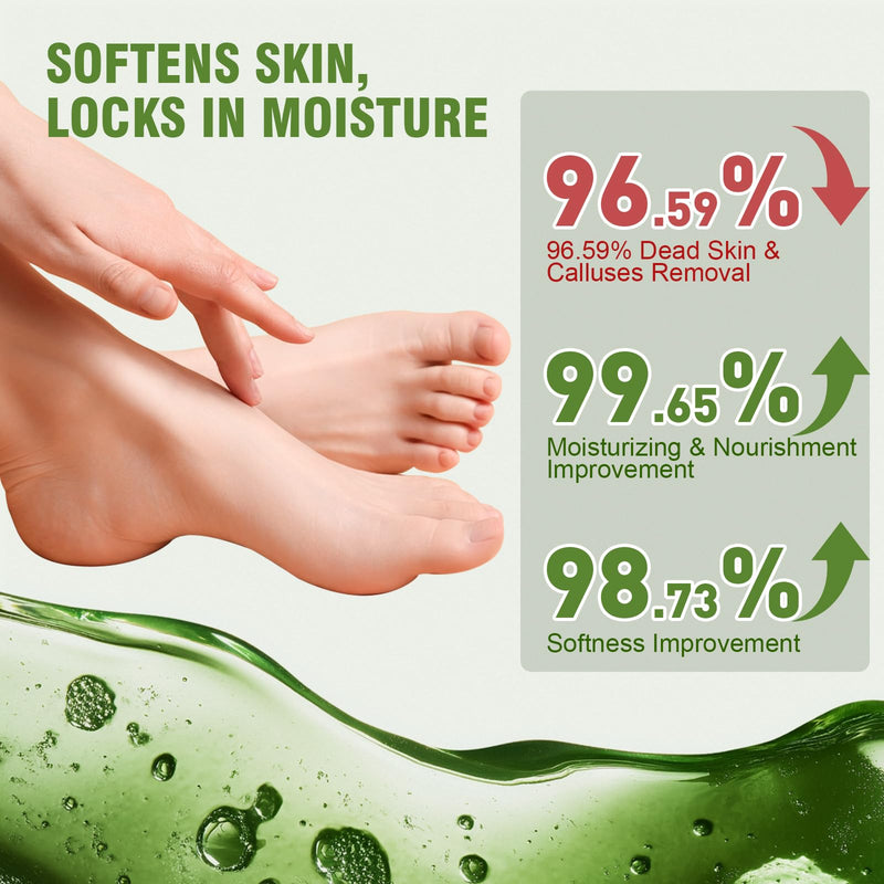[Australia] - 18 Pairs Moisturizing Foot Masks with Shea Butter, Jojoba Oil, Vitamin E & Urea, Intensely Hydrating Foot Mask For Dry Cracked Feet, Moisturizing Socks for Cracked Heel Treatment 1 Count (Pack of 18) 